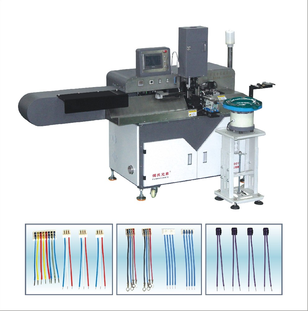 0.8半自动刺破端子机，半自动刺破压接机